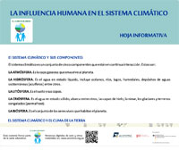 Influencia humana en el sistema climático - Hoja informativa