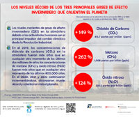 Niveles de Gases de efecto invernadero